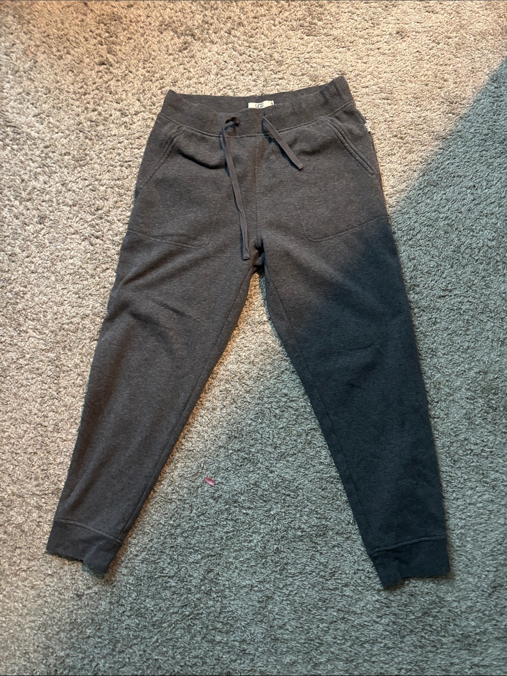UGG Dark Gray Fleece Joggers
